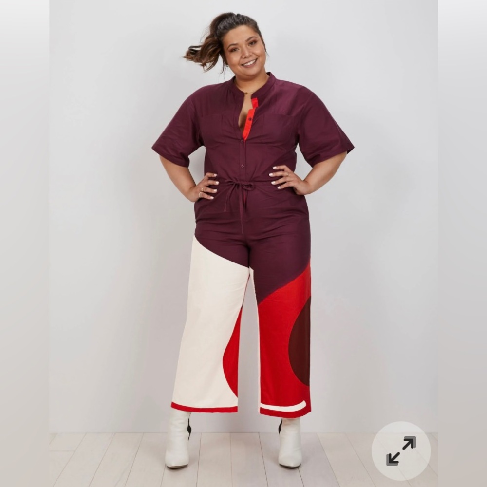 The Kit Issa Jumpsuit in Cut Paper